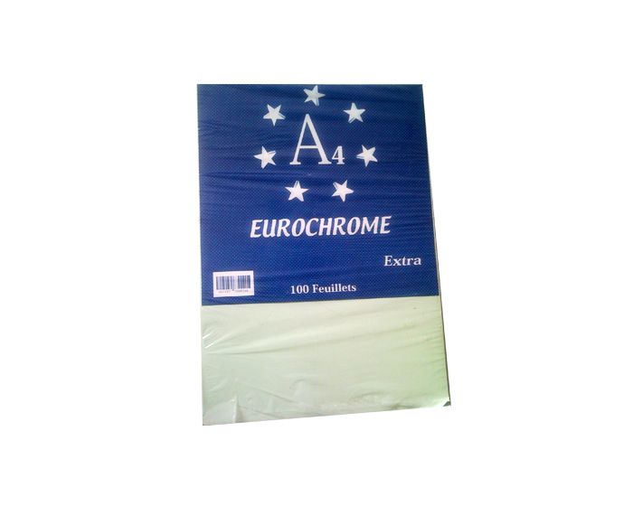  PAQUET DE 100 COUVERTURES EUROCHROME A4 LISSES COLORIS AU CHOIX — Synapses Maroc
