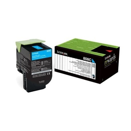  Lexmark 808C Cyan Return Program Toner Cartridge — Synapses Maroc