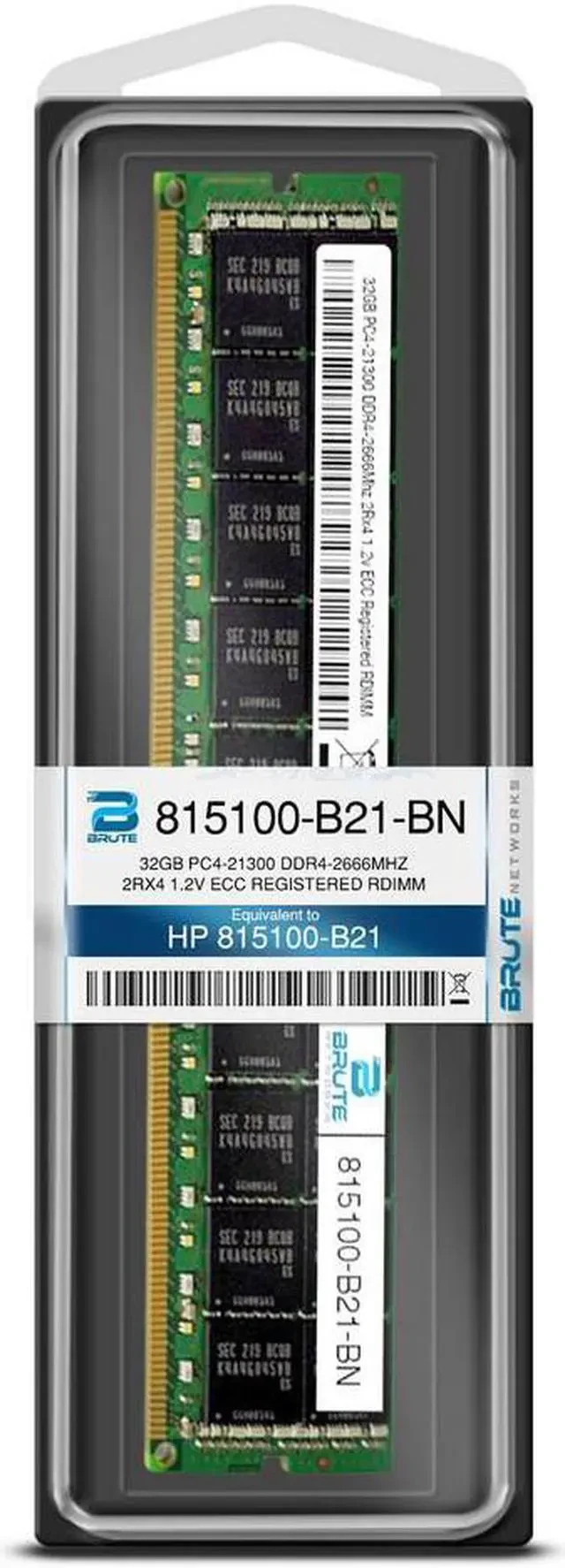  HPE 32GB 2Rx4 PC4-2666V-R Smart Kit pour G10 — Synapses Maroc