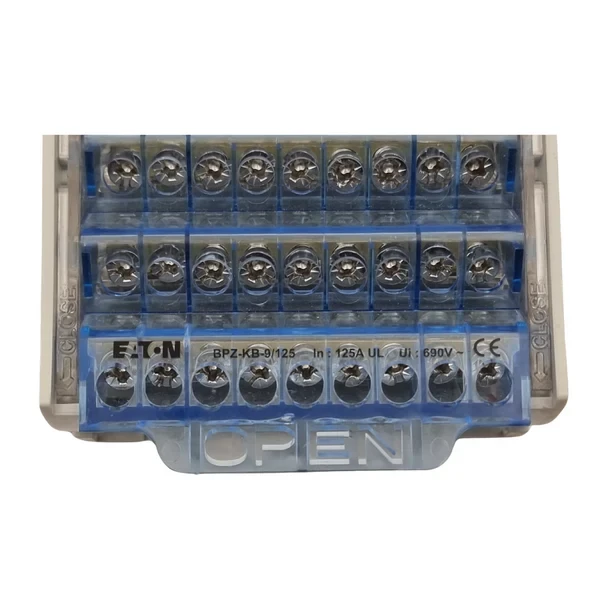 Eaton Repartiteur tetrapolaire 9 Trous / 125A — Synapses Maroc