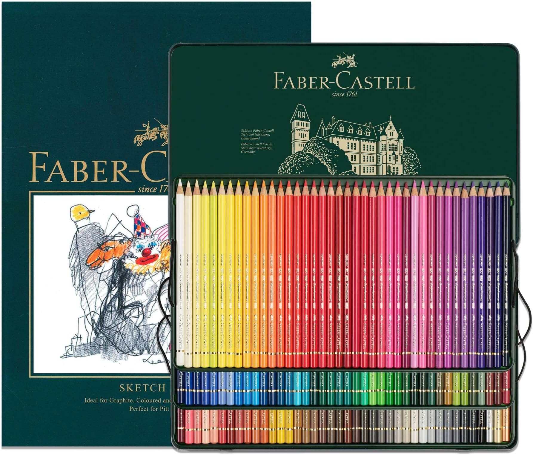  Boite de 12 Crayons dessin Faber Castell (3 Gaduations au choix) — Synapses Maroc
