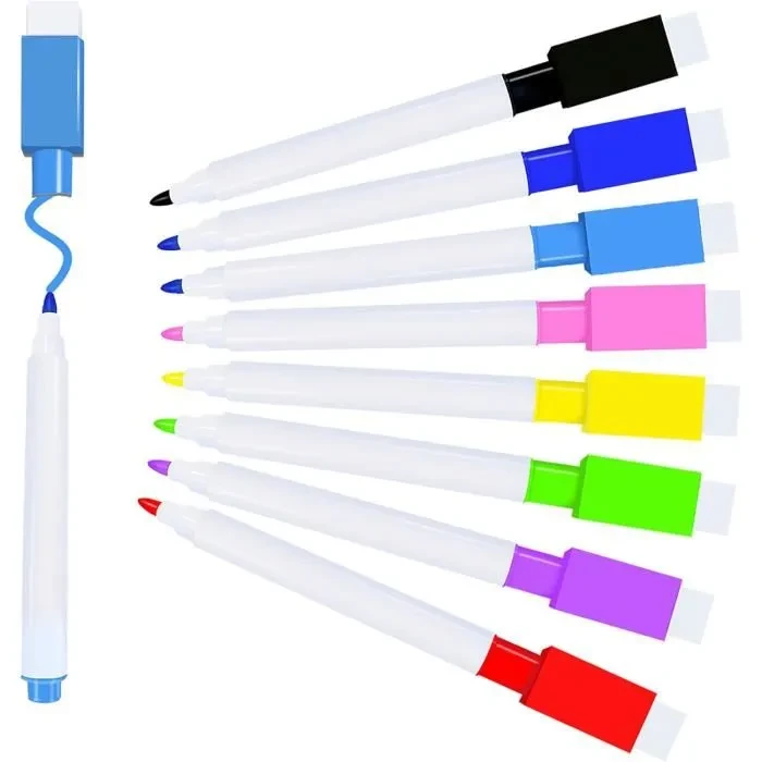  Boite de 24 Marqueurs fins effaçables BIC 1721 Velleda 4 Coloris au choix — Synapses Maroc