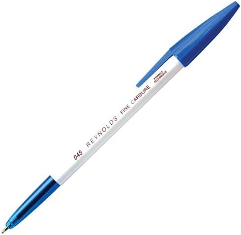  Boite de 50 Stylos à bille REYNOLDS pointe médium 4 Coloris au choix — Synapses Maroc