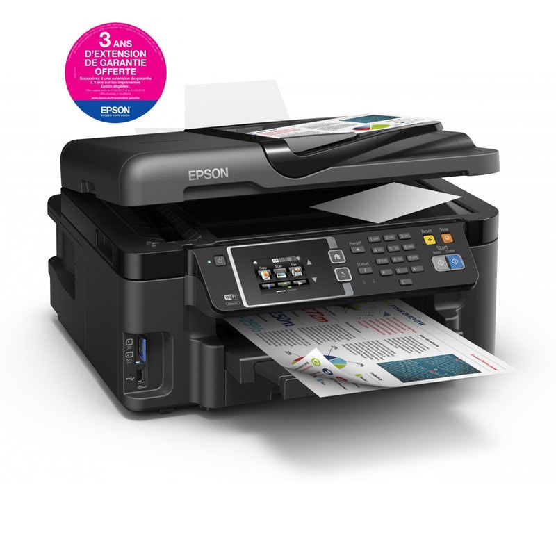  L1455 A3 Multifonction 4 en 1 Recto Verso  (copy scan print fax) 32 ppm 4.800 x 1.200 DPI USB, Ethernet — Synapses Maroc