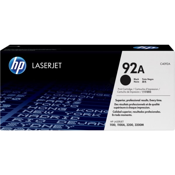 HP HP 92A (C4092A) Black Original LaserJet Toner Cartridge DISCONTINUED BY MANUFACTURER — Synapses Maroc