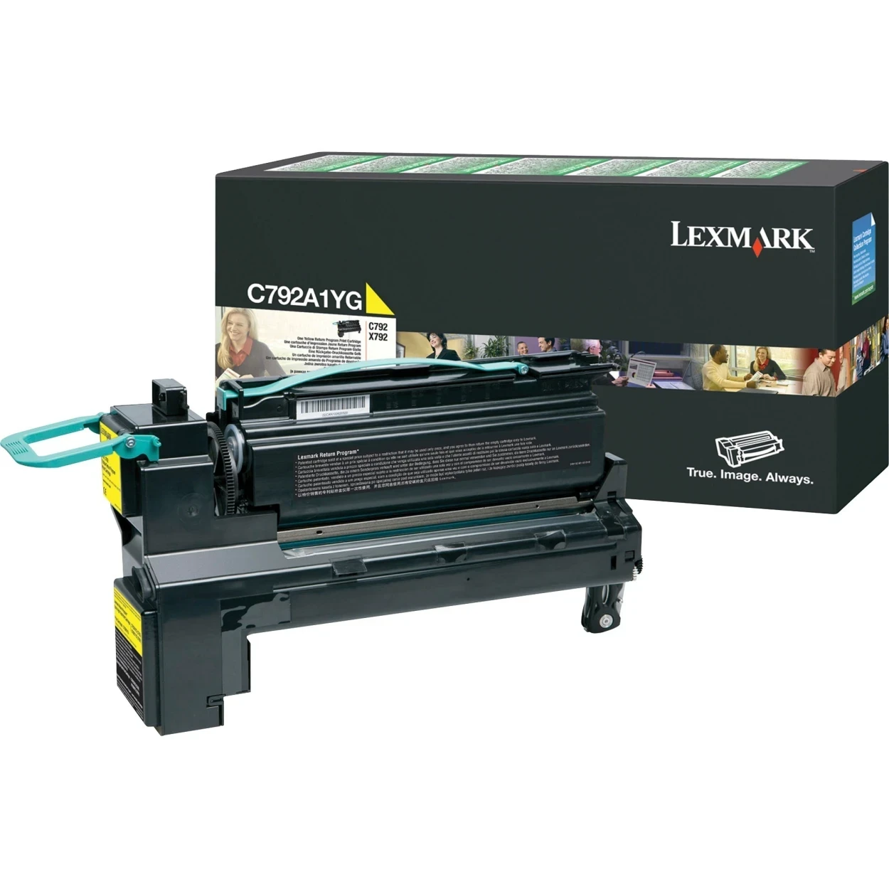  C792, X792 Cartouche de toner Return Program Jaune (6K) — Synapses Maroc