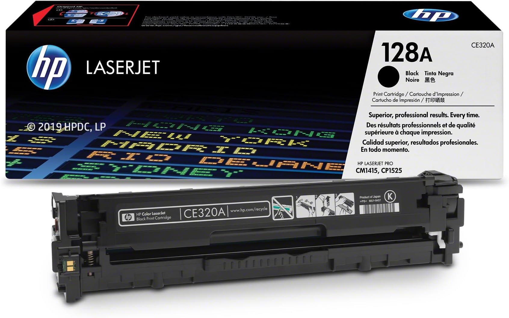 HP HP 128A Toner Noir Authentique (CE320A) — Synapses Maroc