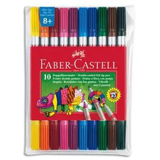  Pochette de 10 Feutres de coloriage Noris STAEDTLER Pointe Large Couleurs assorties — Synapses Maroc