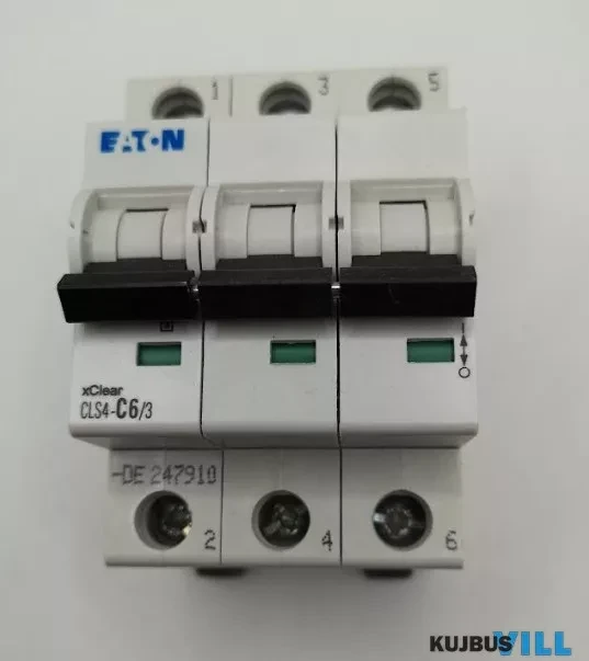Disjoncteur modulaire 3P Courbe C 6A 4,5kA — Synapses Maroc