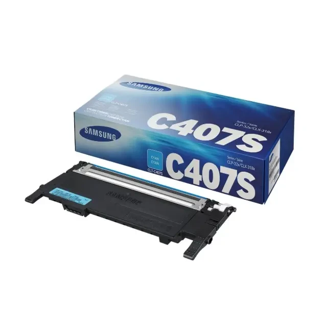 Samsung Samsung CLT-C407S Cyan Toner Cartridge — Synapses Maroc