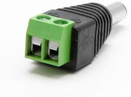  Connecteur d'alimentation Jack DC femelle avec bornier Ø 5.5 mm — Synapses Maroc