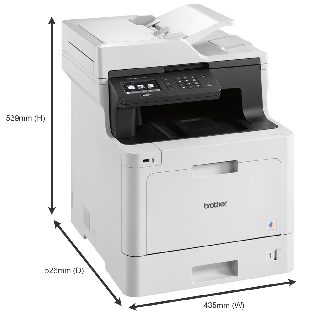  Multifonction 3-en-1 laser couleur avec Réseau Wifi, 31ppm, recto verso — Synapses Maroc