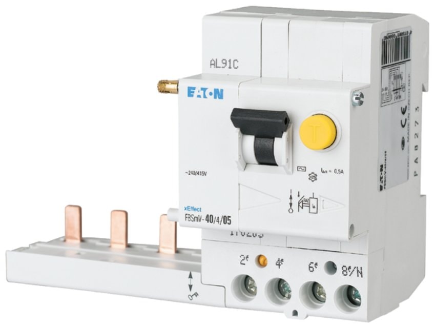 Bloc différentiel pour FAZ AC 4P 40A-30mA — Synapses Maroc