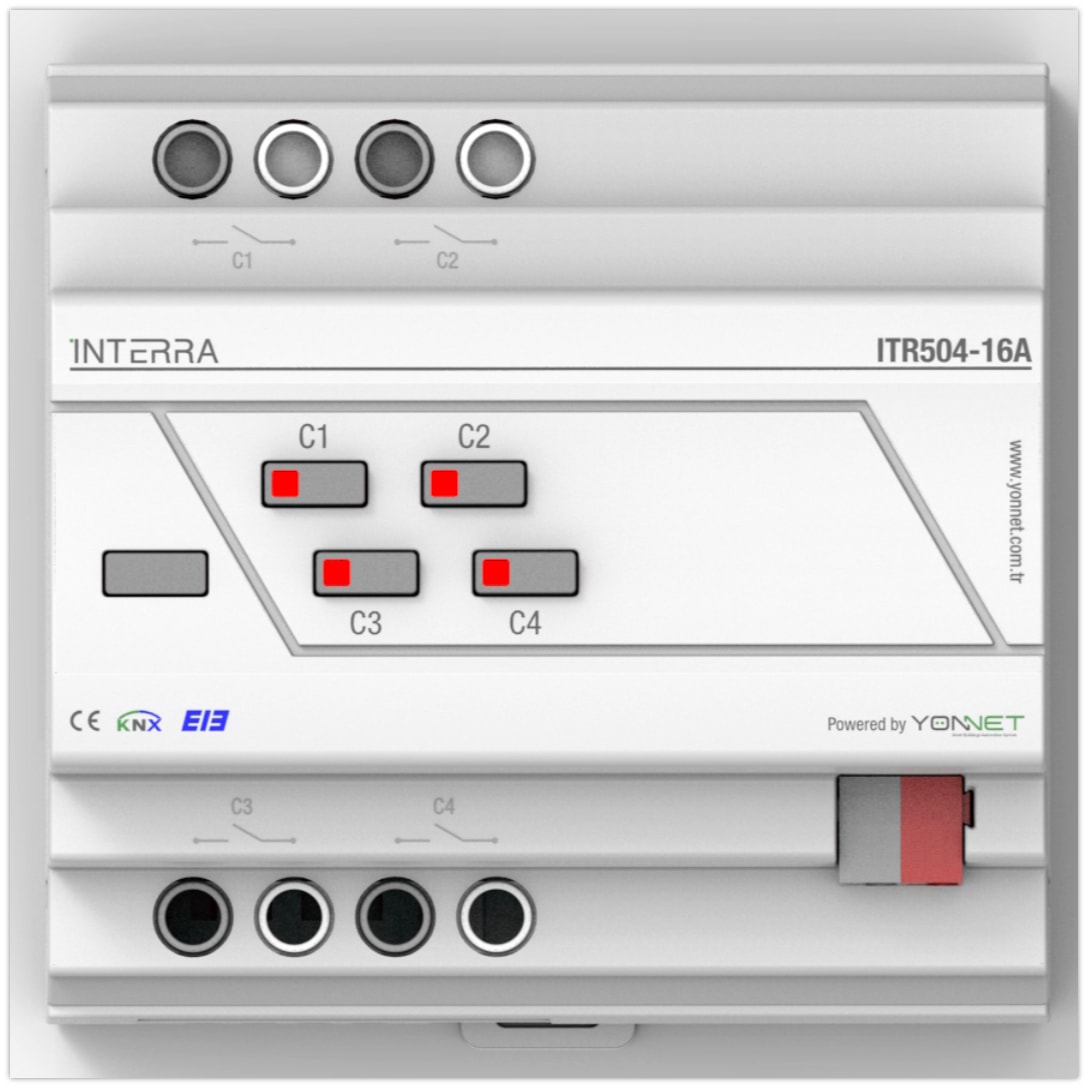 4 Channel Knx Combo Switch Actuator — Synapses Maroc
