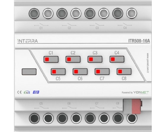 8 Channel Knx Combo Switch Actuator — Synapses Maroc