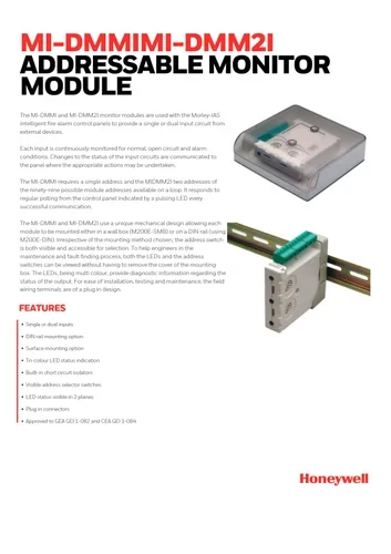  Module de contrôle adressable analogique entrée unique — Synapses Maroc