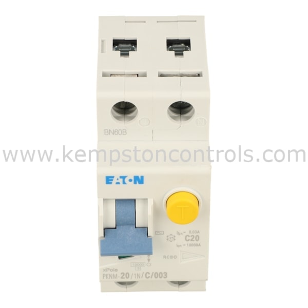 Disjoncteur modulaire 1P+N C 20A 10kA Diff AC 30mA — Synapses Maroc