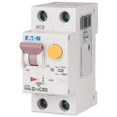 Disjoncteur modulaire 1P+N C 32A 10kA Diff AC 30mA — Synapses Maroc