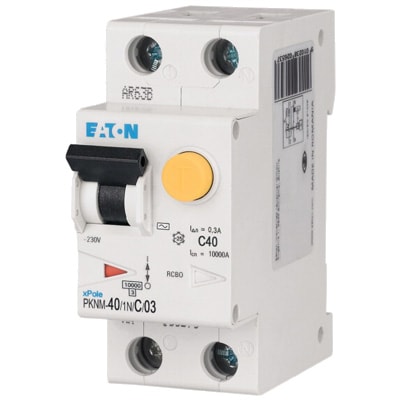 Disjoncteur modulaire 1P+N C 40A 10kA Diff AC 300mA — Synapses Maroc