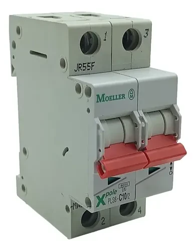 Disjoncteur modulaire 2P C 10A 6KA — Synapses Maroc