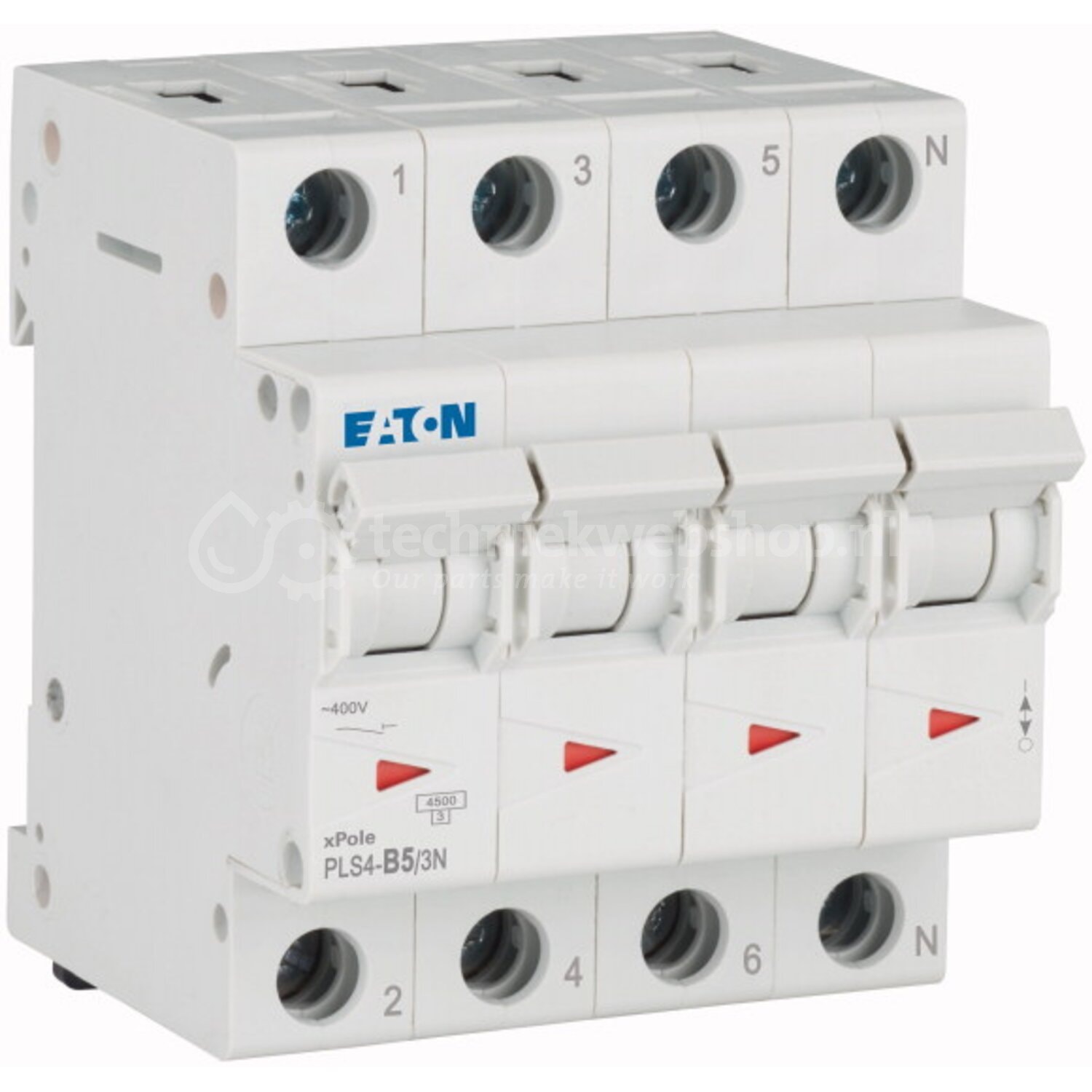 Disjoncteur modulaire 2P C 20A 6KA — Synapses Maroc