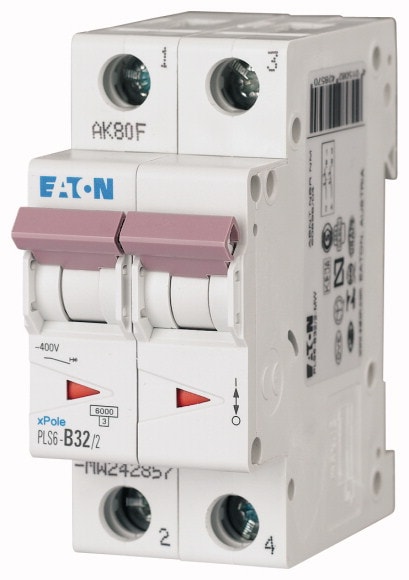Disjoncteur modulaire 2P C 32A 6KA — Synapses Maroc
