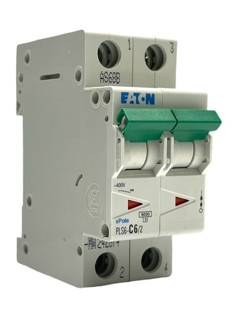 Disjoncteur modulaire 2P C 6A 6KA — Synapses Maroc