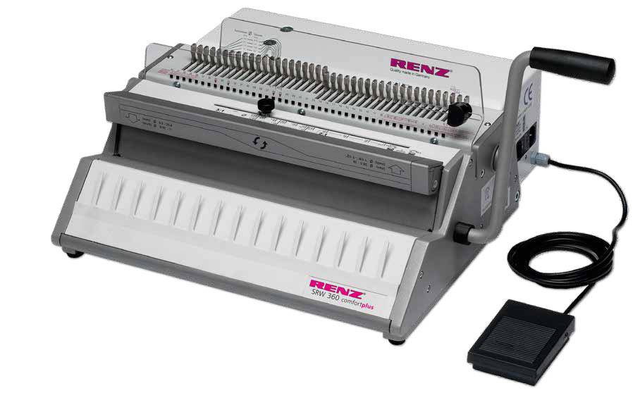  Renz SRW 360 ComfortPlus 3:1, système de perforation/reliure — Synapses Maroc