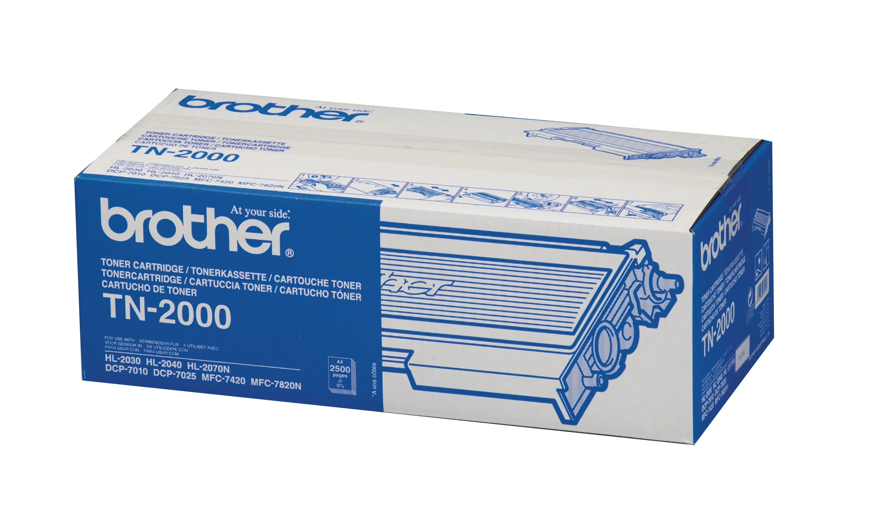 Brother BROTHER Kit Toner (2 500 pages a 5%) -HL20xx, 28xx, 7xxx — Synapses Maroc
