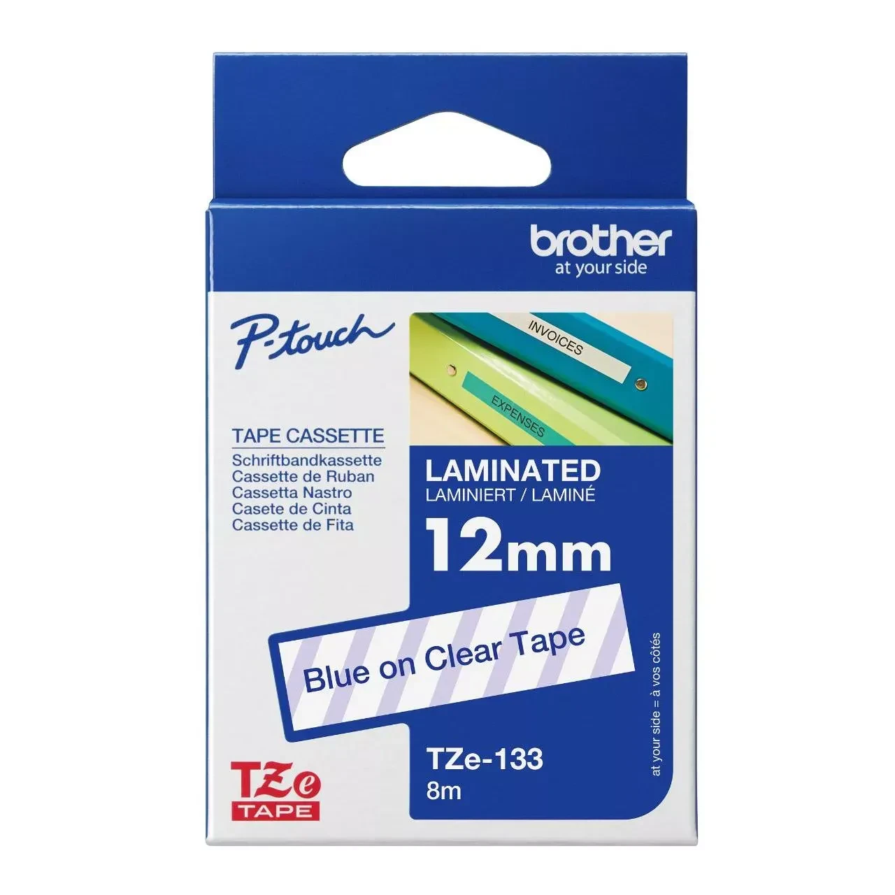 Brother BROTHER Lamine 8m, 12mm Bleu - Transparent — Synapses Maroc