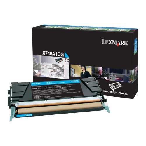  X746, X748 Cartouche de toner Return Program Cyan (7K) — Synapses Maroc