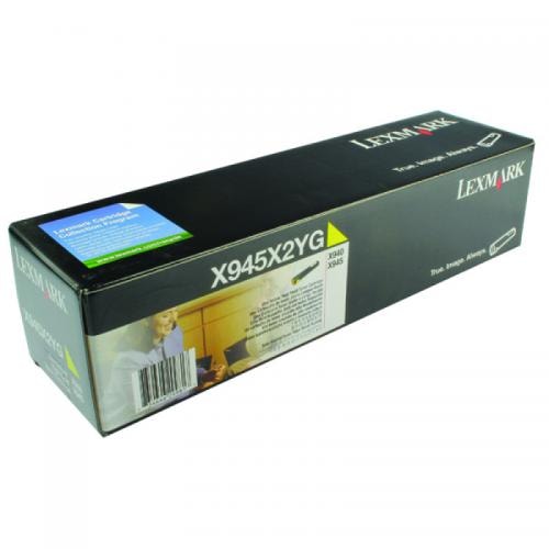  X940e, X945e cartouche de toner jaune haute capacité (22K) — Synapses Maroc