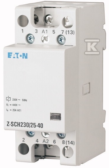  Contacteur modulaire 40A 230V AC 2F — Synapses Maroc